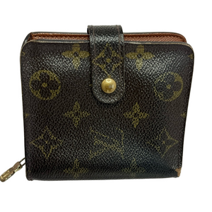 #138 Louis Vuitton Monogram Bifold Compact Wallet